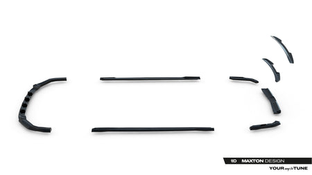 Set of Splitters suitable for Subaru WRX STI Mk2