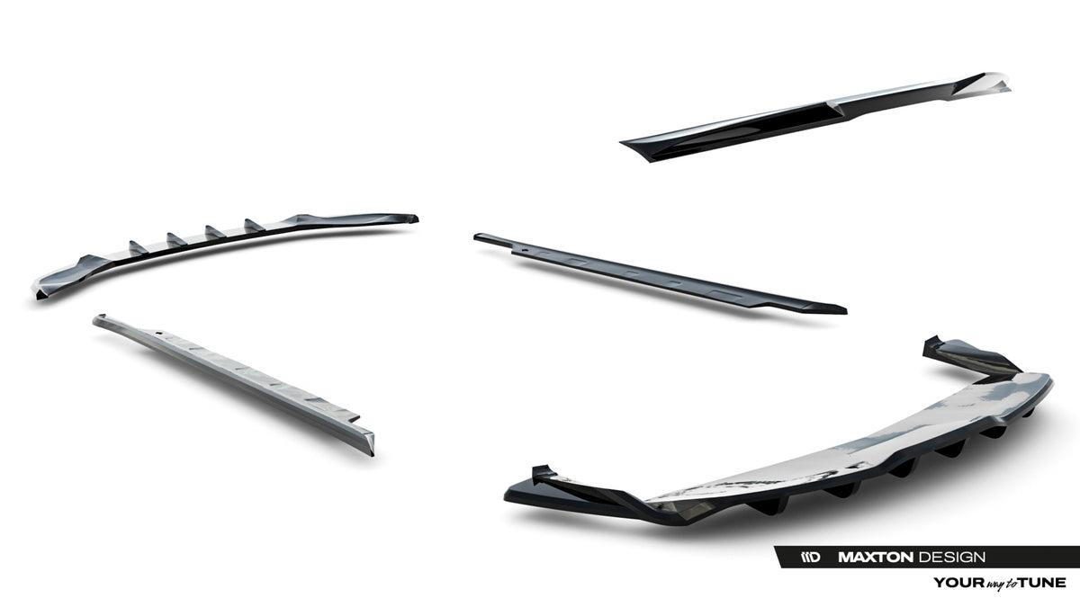Set of Splitters suitable for Tesla Model S Plaid Mk1 Facelift