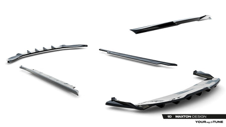 Set of Splitters suitable for Tesla Model S Plaid Mk1 Facelift