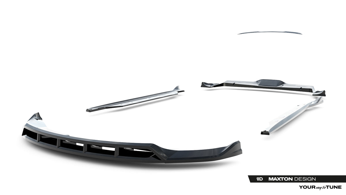 Set of Splitters suitable for Tesla Model X Mk1 Facelift