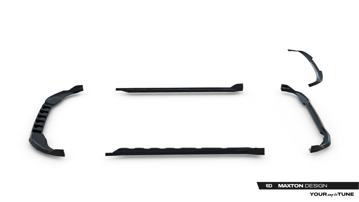 Set of Splitters suitable for Volkswagen Golf Hatchback Mk8 Facelift