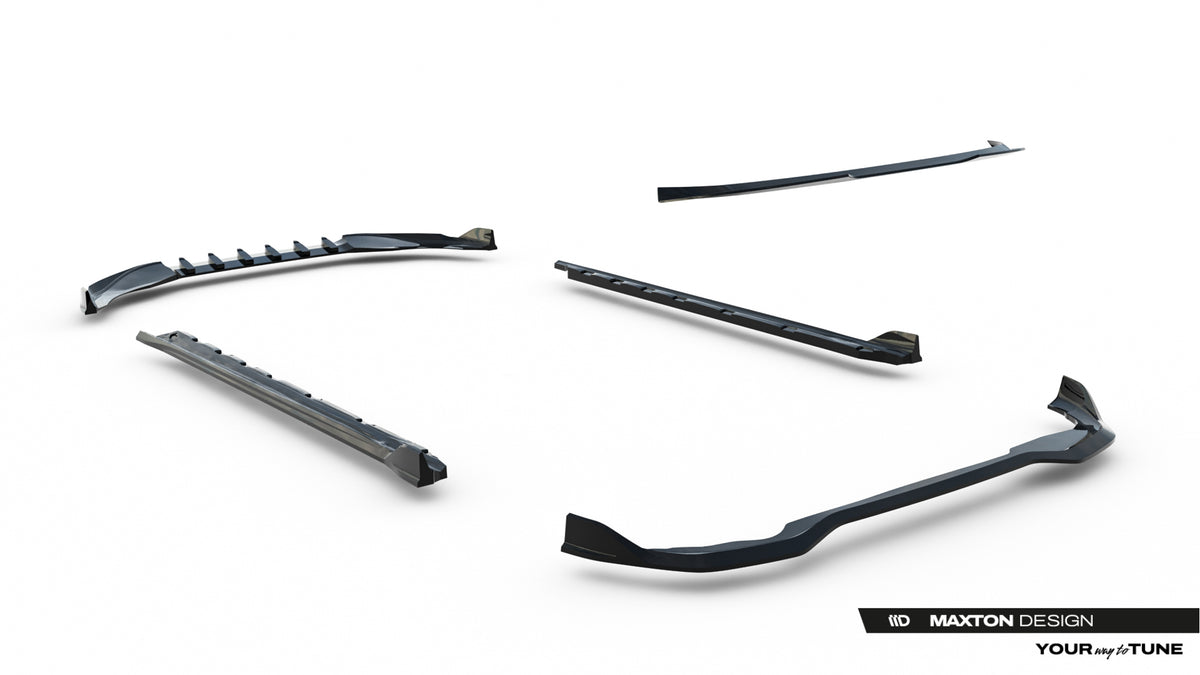 Set of Splitters suitable for Volkswagen Golf Hatchback Mk8 Facelift