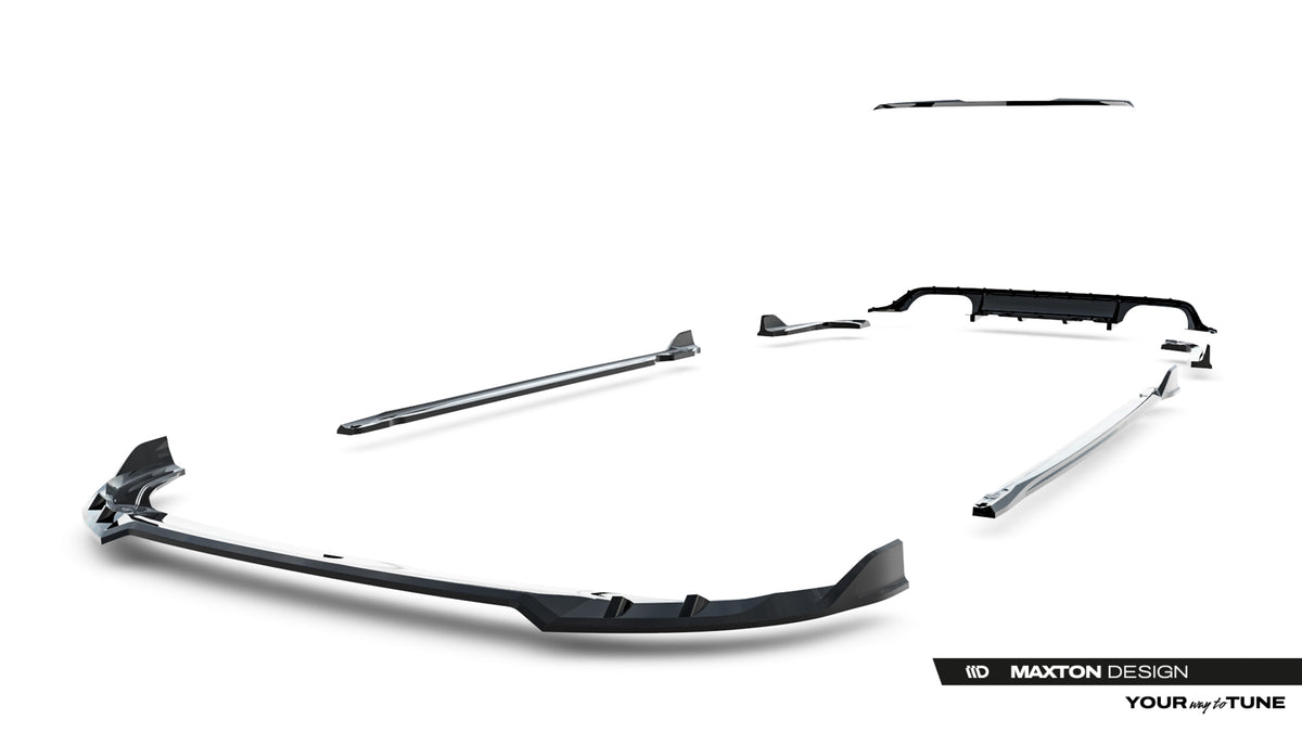 Set of Splitters suitable for Volkswagen Golf R Variant Mk8 Facelift