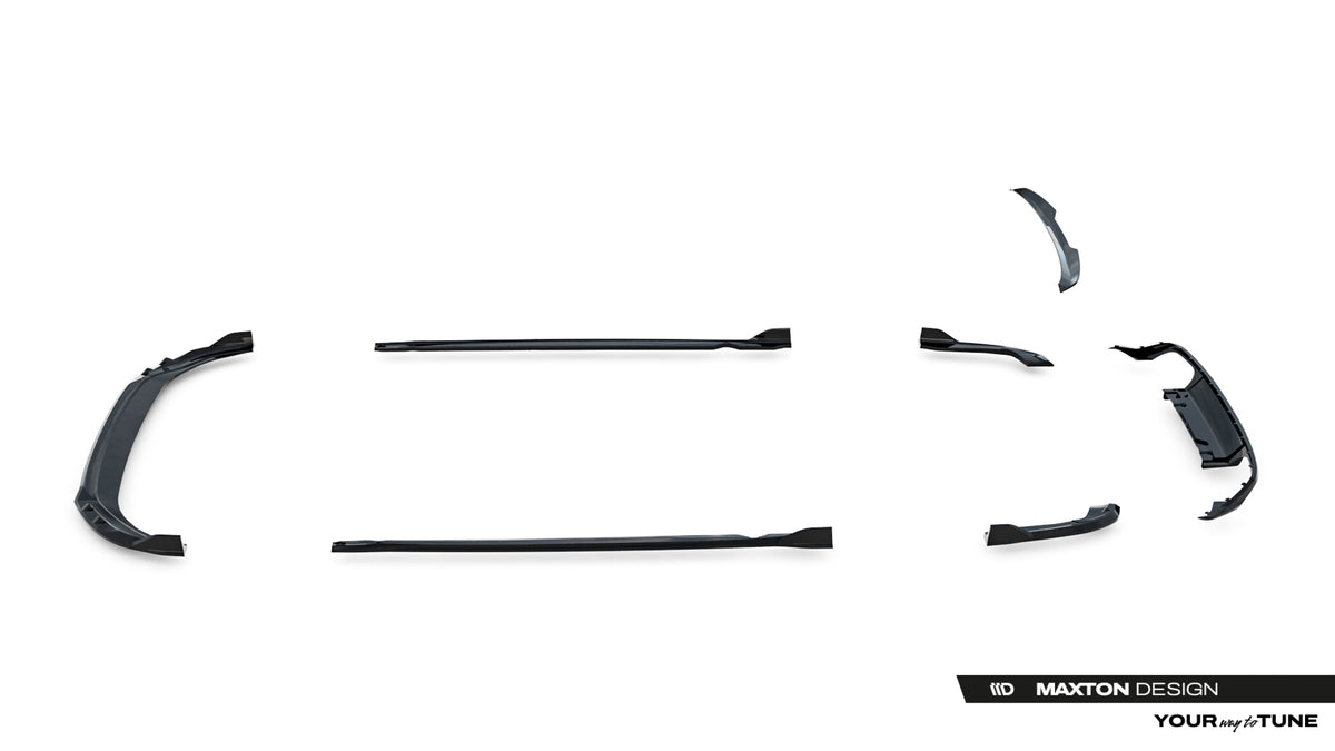 Set of Splitters suitable for Volkswagen Golf R Variant Mk8 Facelift
