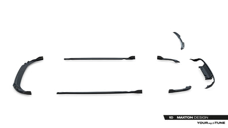 Set of Splitters suitable for Volkswagen Golf R Variant Mk8 Facelift