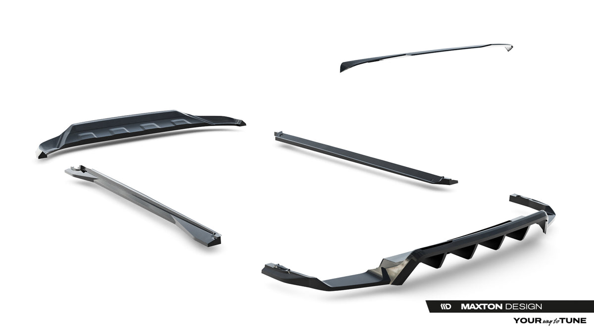 Set of Splitters suitable for Volkswagen Touareg R-Line Mk3 Facelift