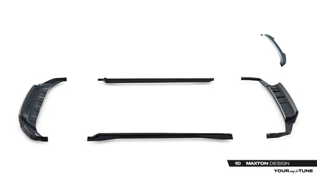 Set of Splitters suitable for Volkswagen Touareg R-Line Mk3 Facelift