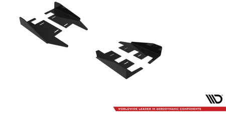 Side Flaps suitable for Mercedes-AMG C43 Coupe / Cabrio C205  Facelift / A205 Facelift