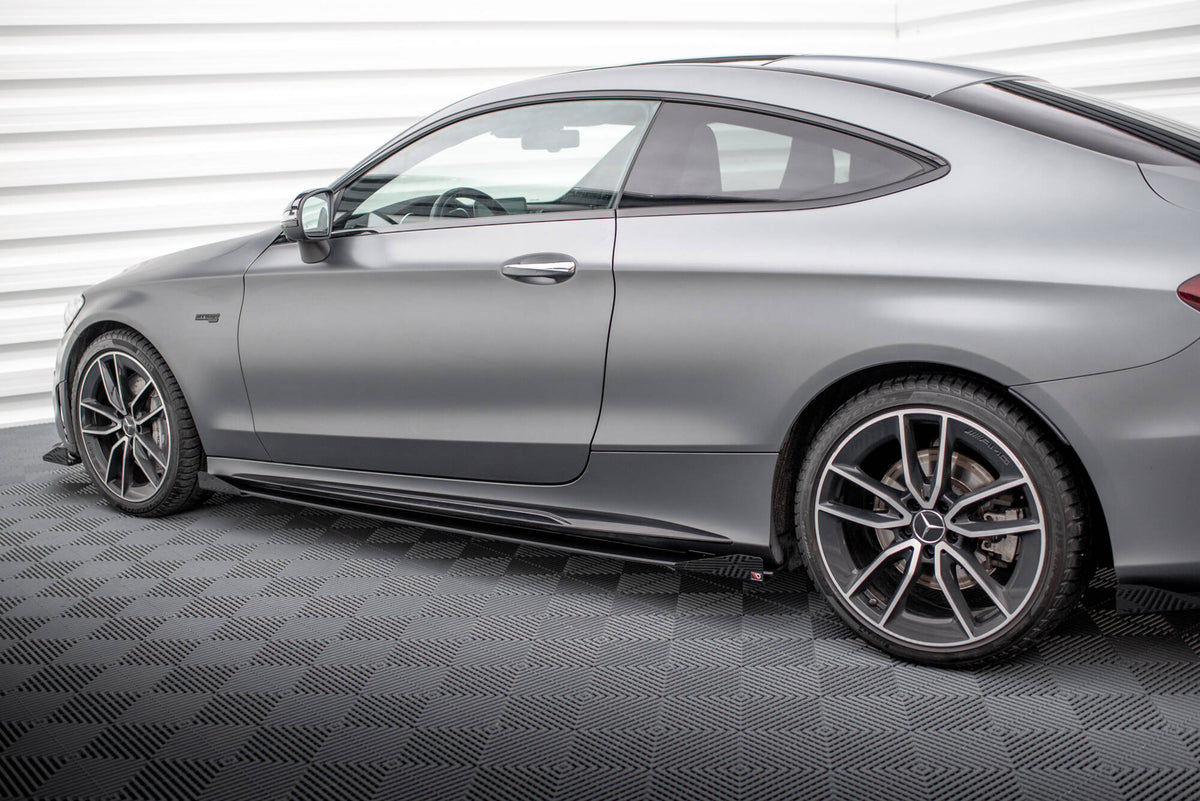 Side Flaps suitable for Mercedes-AMG C43 Coupe / Cabrio C205  Facelift / A205 Facelift