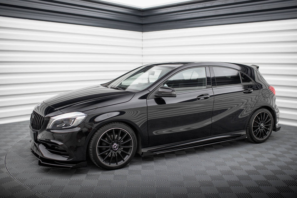 Side Flaps suitable for Mercedes-Benz A AMG-Line W176 Facelift