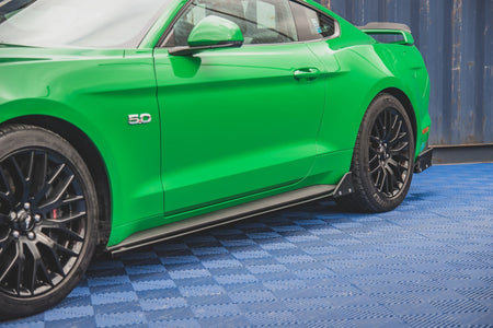 Side Skirts Diffusers + Flaps suitable for Ford Mustang GT Mk6 Facelift