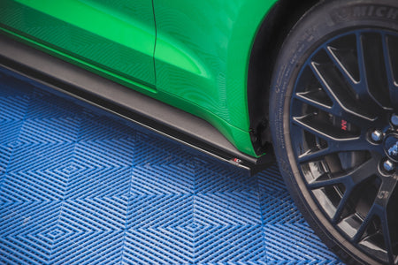 Side Skirts Diffusers + Flaps suitable for Ford Mustang GT Mk6 Facelift
