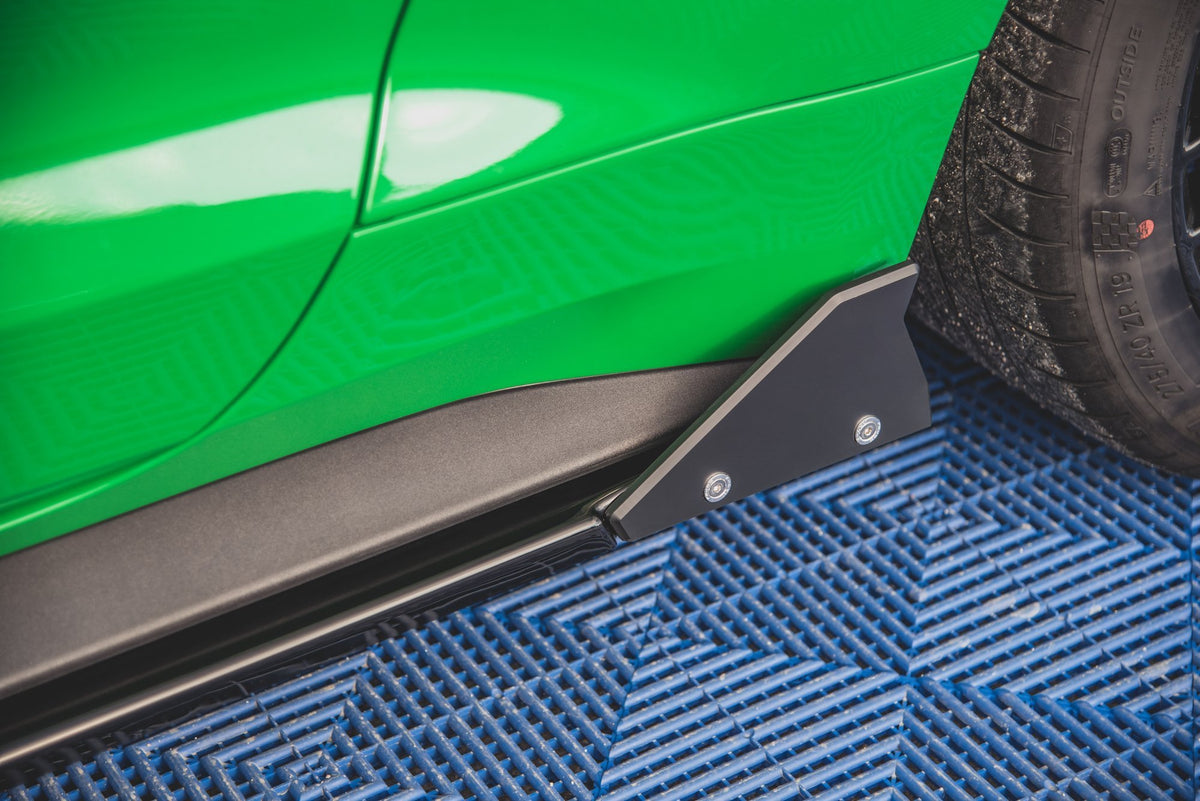 Side Skirts Diffusers + Flaps suitable for Ford Mustang GT Mk6 Facelift