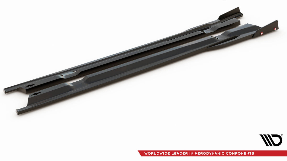Side Skirts Diffusers + Flaps suitable for Nissan GTR R35 Facelift