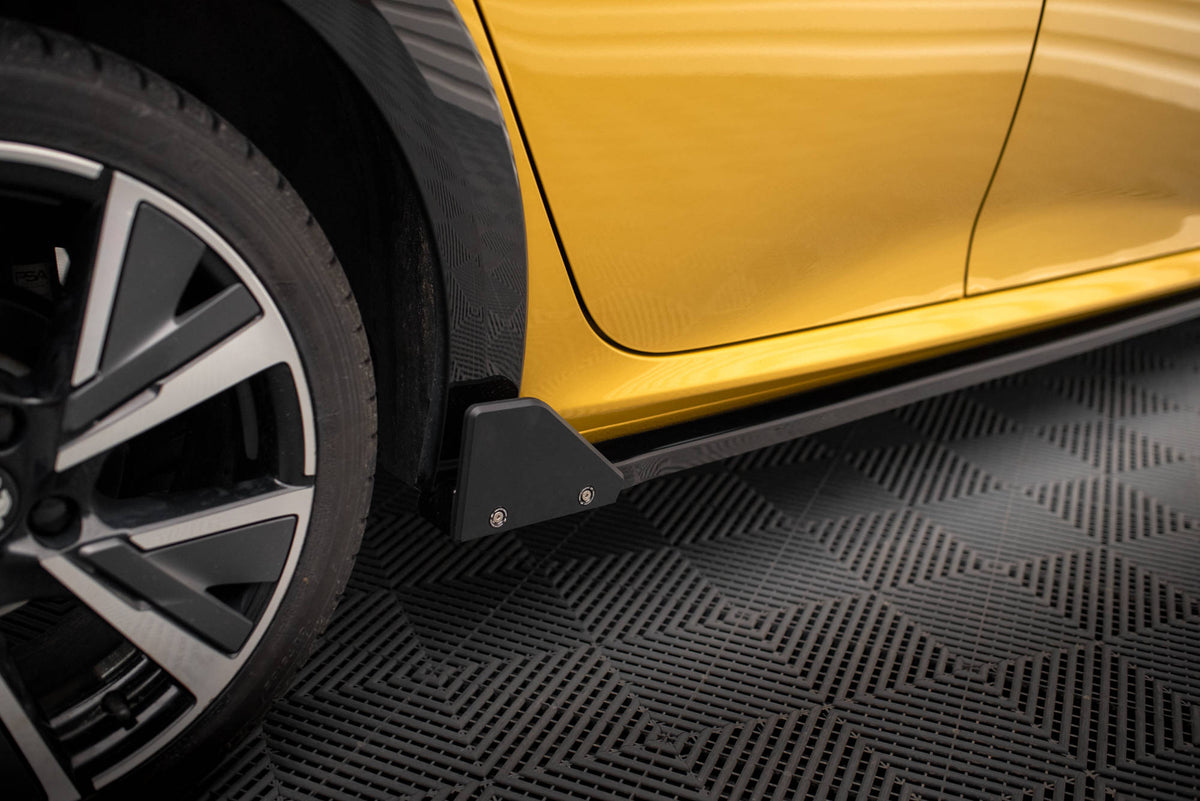 Side Skirts Diffusers + Flaps suitable for Peugeot 208 GT Mk2