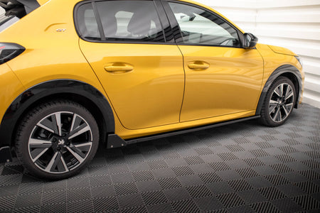 Side Skirts Diffusers + Flaps suitable for Peugeot 208 GT Mk2