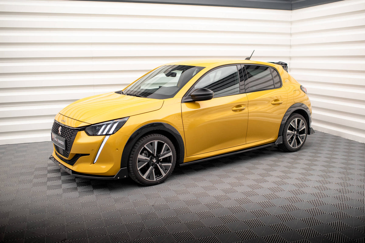 Side Skirts Diffusers + Flaps suitable for Peugeot 208 GT Mk2