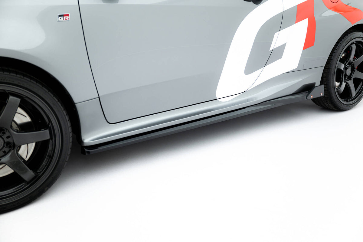 Side Skirts Diffusers + Flaps suitable for Toyota GR Yaris Mk4 Facelift