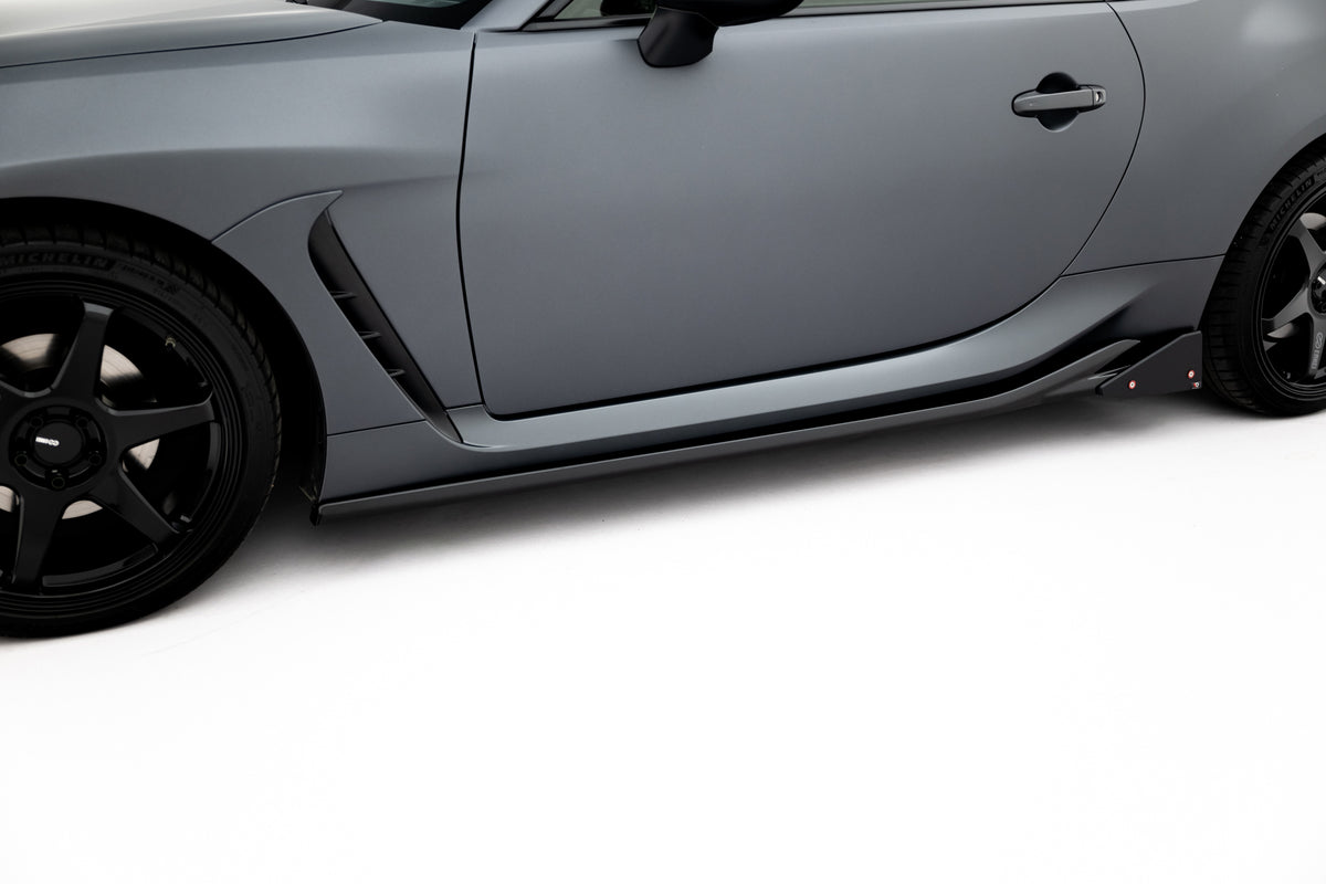 Side Skirts Diffusers V.1 + Flaps suitable for Toyota GR86 Mk1