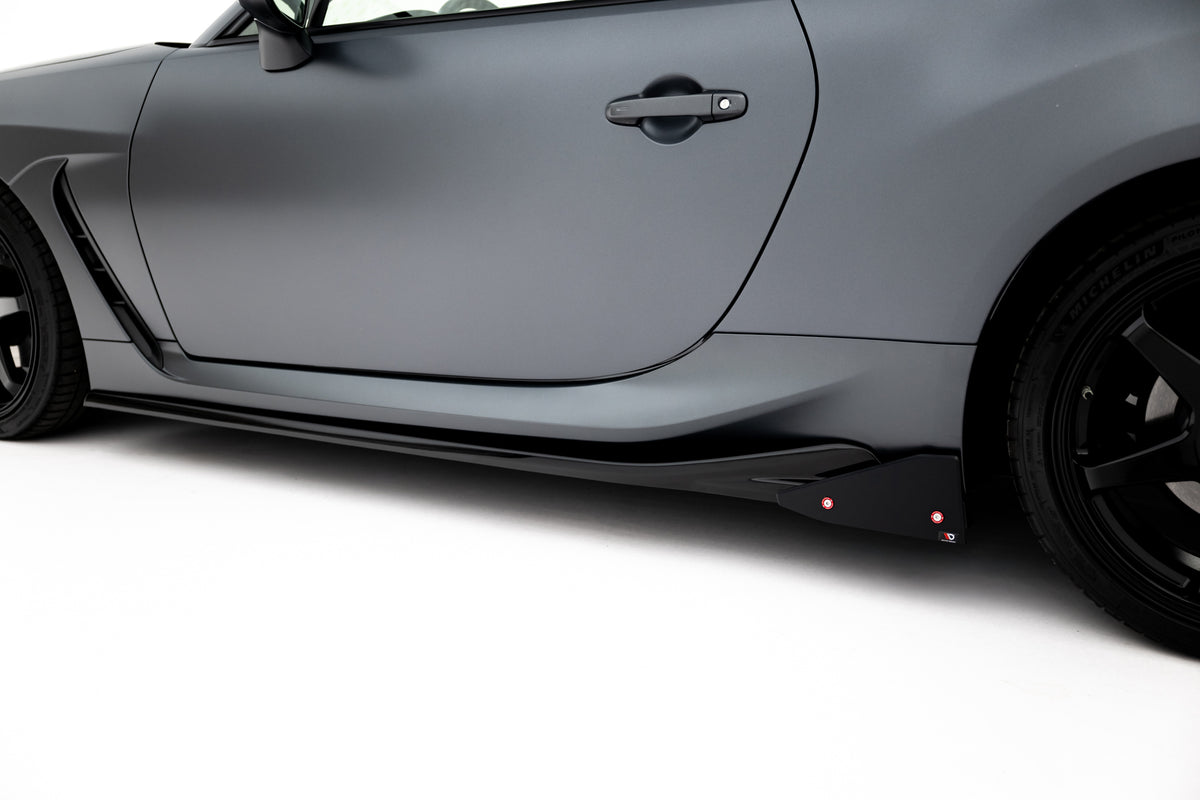 Side Skirts Diffusers V.1 + Flaps suitable for Toyota GR86 Mk1