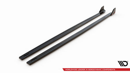 Side Skirts Diffusers  V.1 + Flaps suitable for Toyota Yaris Mk4