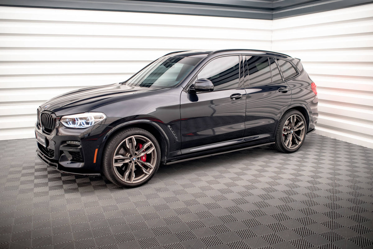 Side Skirts Diffusers V.1 for suitable for BMW X3 M40d / M40i / M-Pack G01