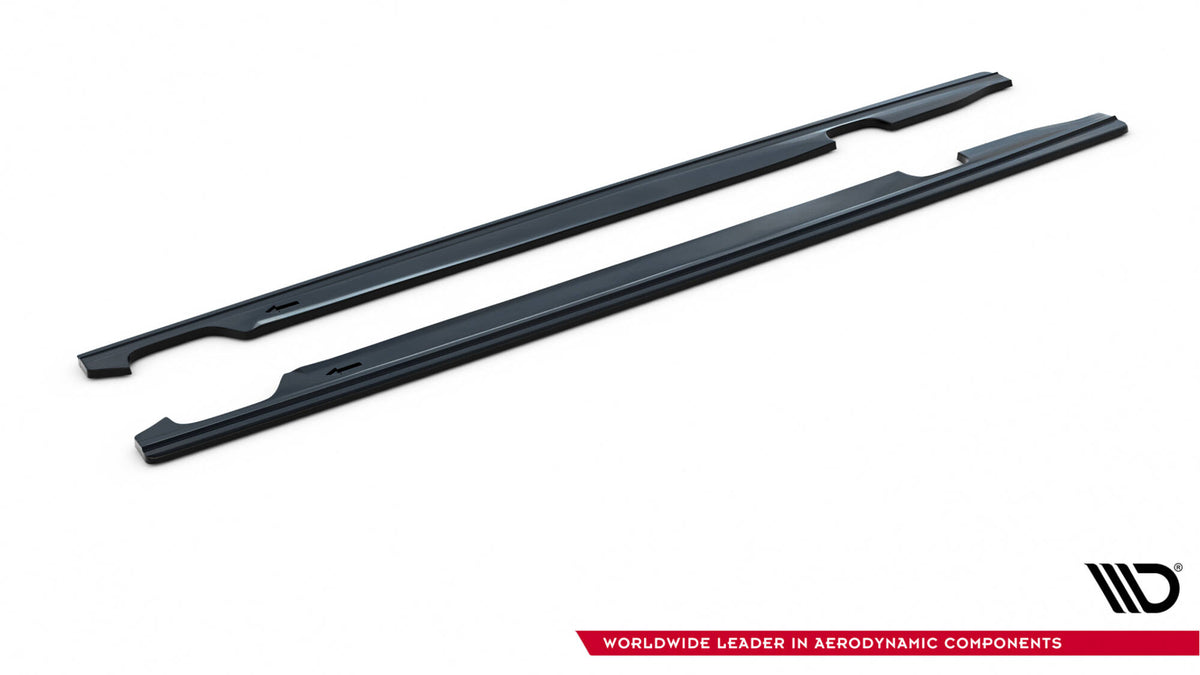 Side Skirts Diffusers V.1 suitable for Audi A6 / A6 C7 S-line/ S6 C7 Facelift