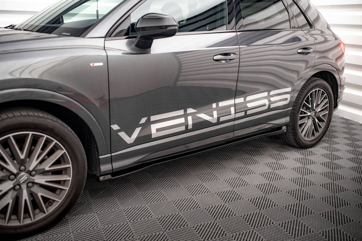 Side Skirts Diffusers V.1 suitable for Audi Q3 S-Line / RSQ3 F3