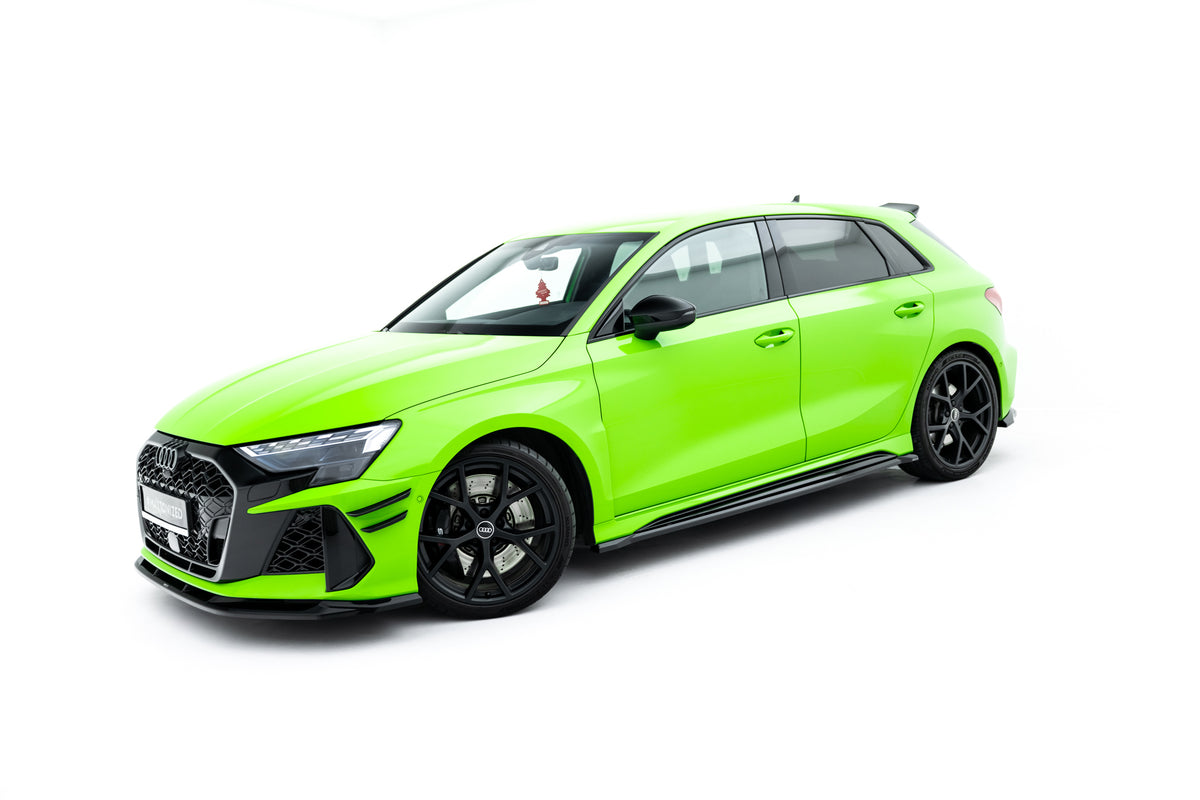 Side Skirts Diffusers V.1 suitable for Audi RS3 Sportback 8Y Facelift