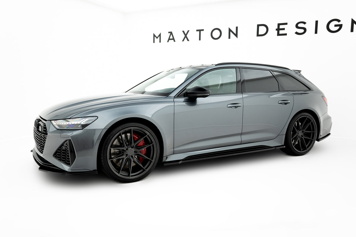 Side Skirts Diffusers V.1 suitable for Audi RS6 C8 / C8 Facelift