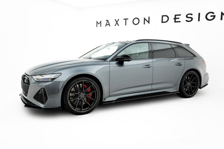 Side Skirts Diffusers V.1 suitable for Audi RS6 C8 / C8 Facelift