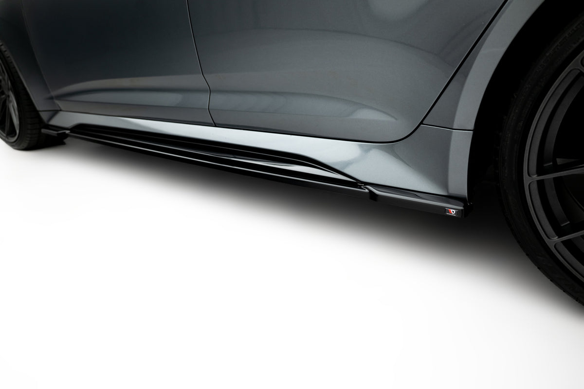 Side Skirts Diffusers V.1 suitable for Audi RS6 C8 / C8 Facelift