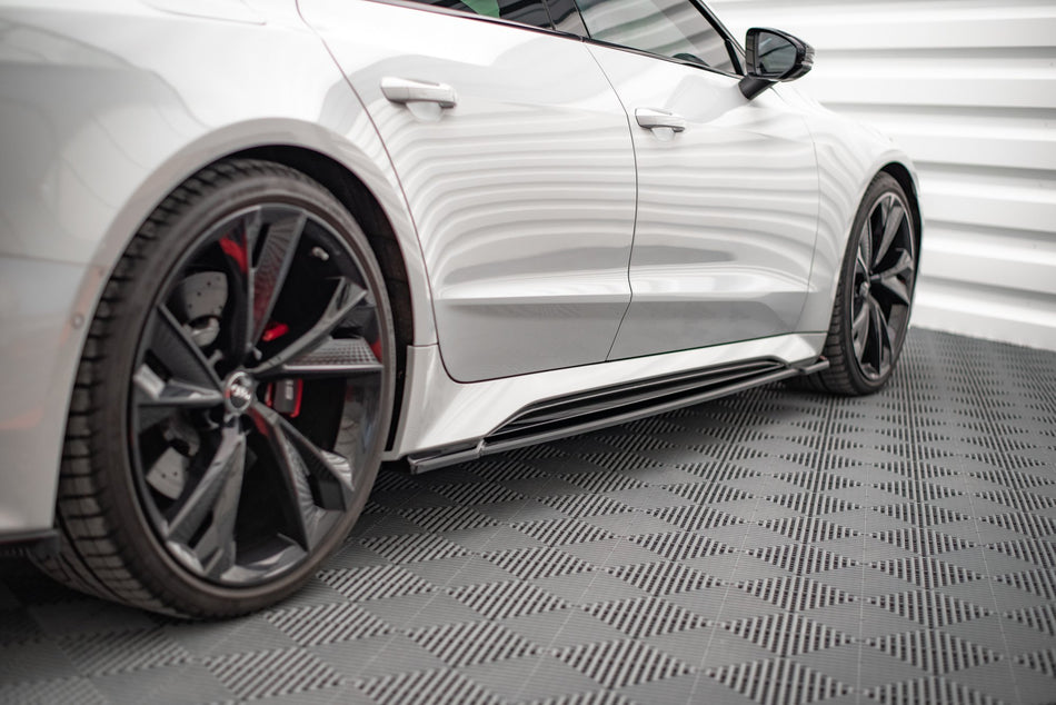 Side Skirts Diffusers V.1 suitable for Audi RS7 C8