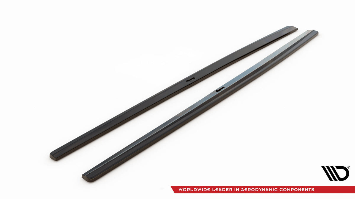 Side Skirts Diffusers V.1 suitable for Audi S3 / A3 S-Line 8V / 8V FL Sedan