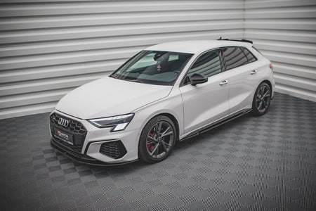 Side Skirts Diffusers V.1 suitable for Audi S3 / A3 S-Line Sportback / Sedan 8Y / 8Y Facelift