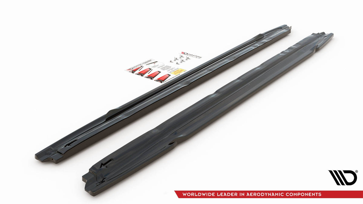 Side Skirts Diffusers V.1 suitable for Audi S3 / A3 S-Line Sportback / Sedan 8Y / 8Y Facelift