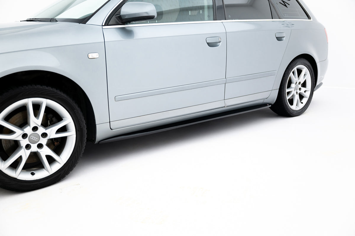 Side Skirts Diffusers V.1 suitable for Audi S4 / A4 / A4 S-Line B6 / B7