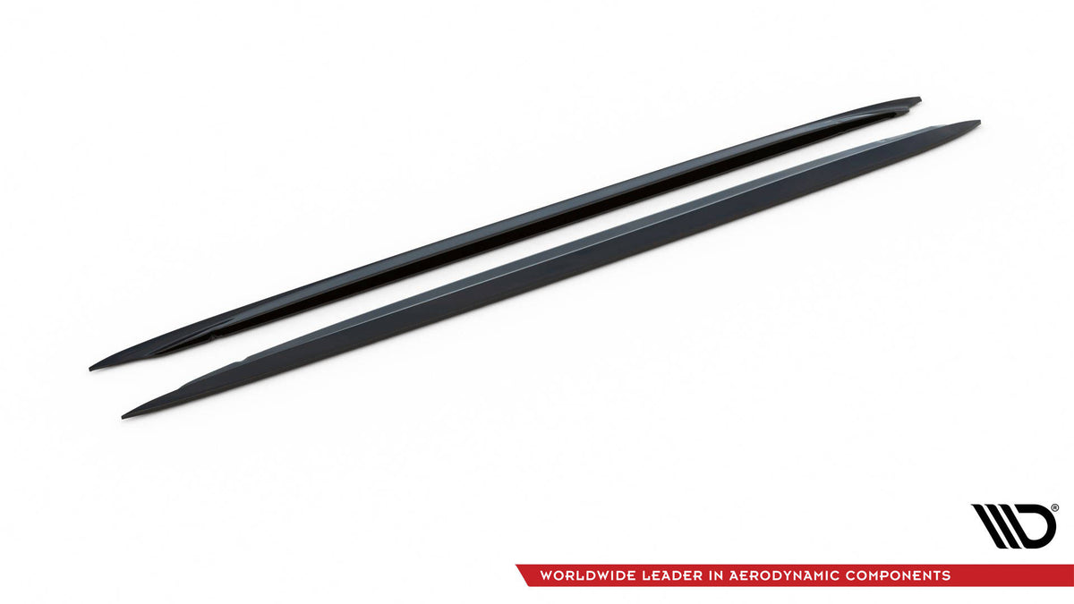 Side Skirts Diffusers V.1 suitable for Audi S4 / A4 / A4 S-Line B6 / B7