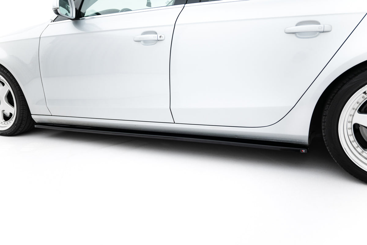 Side Skirts Diffusers V.1 suitable for Audi S4 / A4 / A4 S-Line Sedan / Avant B8 / B8 Facelift