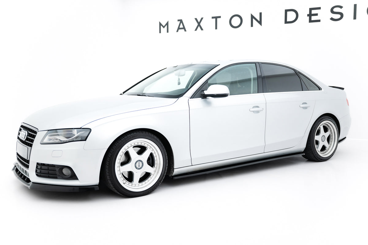Side Skirts Diffusers V.1 suitable for Audi S4 / A4 / A4 S-Line Sedan / Avant B8 / B8 Facelift