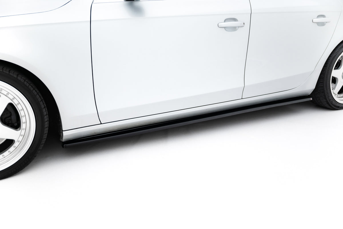 Side Skirts Diffusers V.1 suitable for Audi S4 / A4 / A4 S-Line Sedan / Avant B8 / B8 Facelift