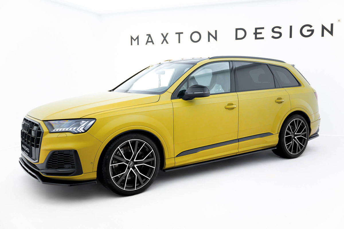 Side Skirts Diffusers V.1 suitable for Audi SQ7 / Q7 S-Line Mk2 (4M) Facelift