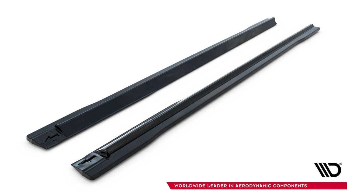 Side Skirts Diffusers V.1 suitable for Audi SQ7 / Q7 S-Line Mk2 (4M) Facelift