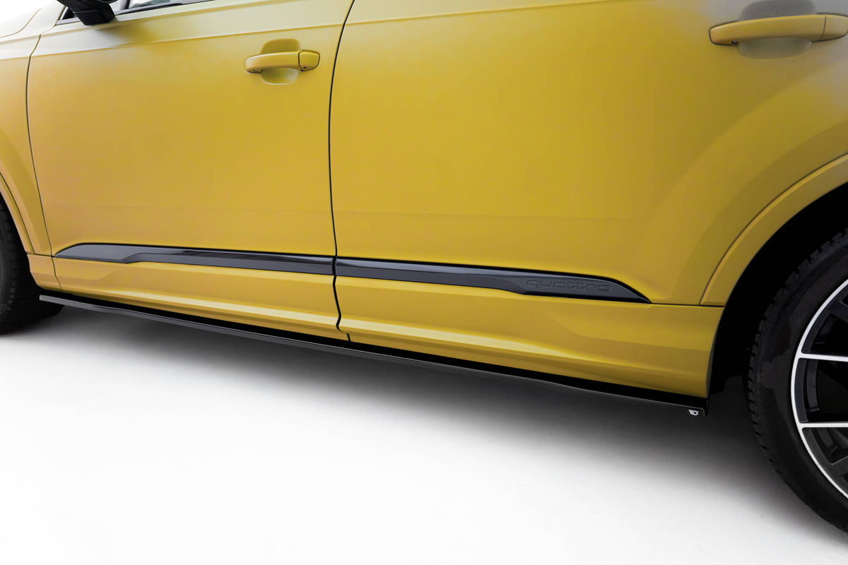 Side Skirts Diffusers V.1 suitable for Audi SQ7 / Q7 S-Line Mk2 (4M) Facelift