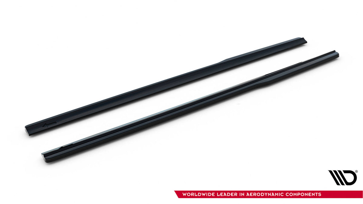 Side Skirts Diffusers V.1 suitable for Audi TT S / TT S-Line 8J Facelift