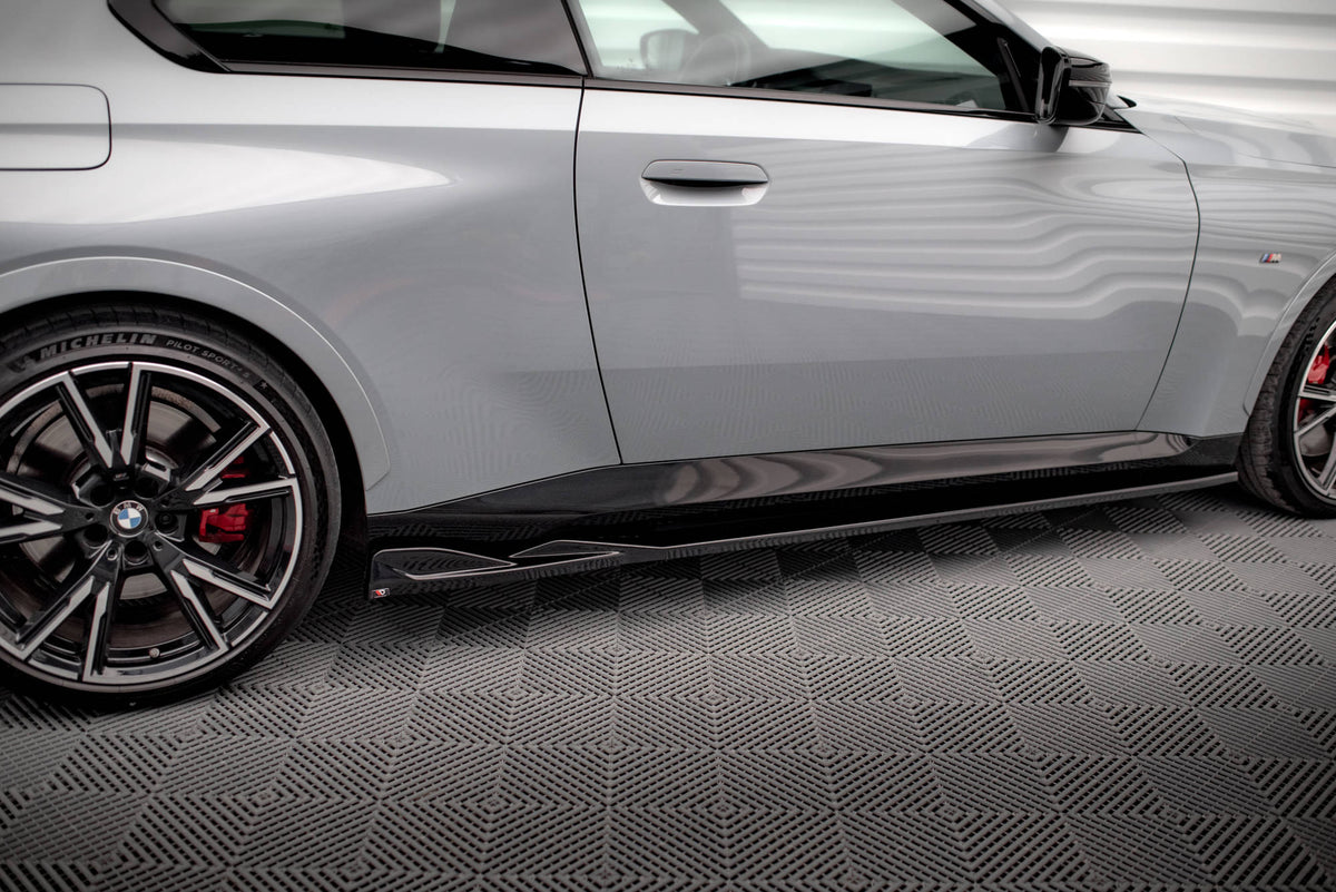 Side Skirts Diffusers V.1 suitable for BMW 2 Coupe M-Pack / M240i G42