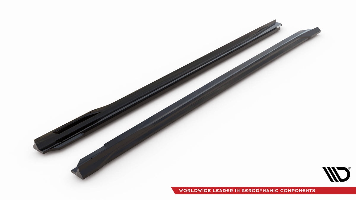 Side Skirts Diffusers V.1 suitable for BMW 5 M-Pack Sedan / Touring  G60 / G61
