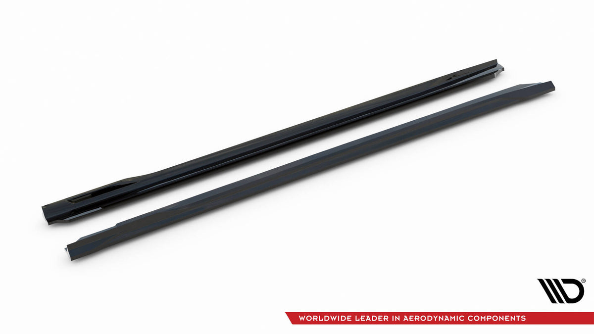 Side Skirts Diffusers V.1 suitable for BMW 5 M-Pack Sedan / Touring  G60 / G61