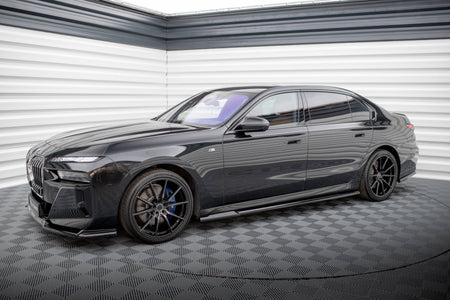 Side Skirts Diffusers V.1 suitable for BMW 740d xDrive M-pack / 740i xDrive M-Pack G70