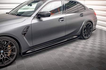 Side Skirts Diffusers V.1 suitable for BMW M3 Sedan / Touring G80 / G81